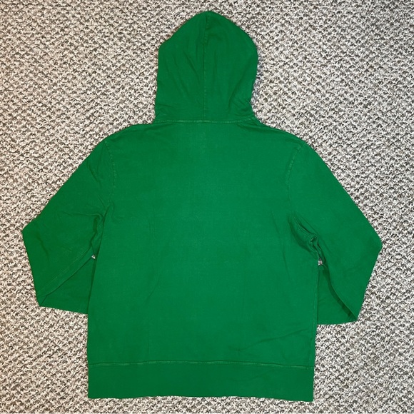 American Giant Lightweight Long Sleeve Full Zip Hoodie - Green - Picture 4 of 13
